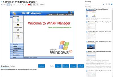 Yamicsoft Windows Manager - Flamory bookmarks and screenshots
