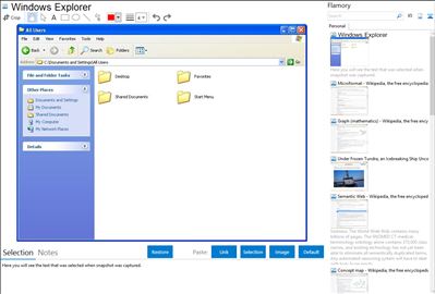 Windows Explorer - Flamory bookmarks and screenshots