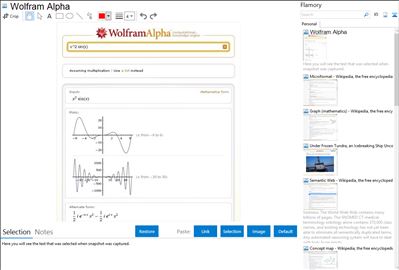 Wolfram Alpha - Flamory bookmarks and screenshots