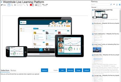 Wormhole Live Learning Platform - Flamory bookmarks and screenshots