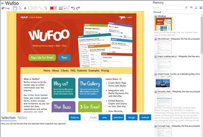 Wufoo - Flamory bookmarks and screenshots