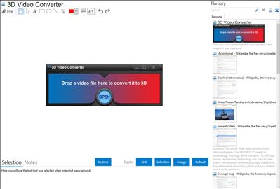 3D Video Converter - Flamory bookmarks and screenshots