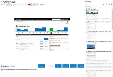 AffinityLive - Flamory bookmarks and screenshots