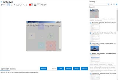 AltMove - Flamory bookmarks and screenshots
