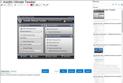 AutoMz Ultimate Tweaker - Flamory bookmarks and screenshots