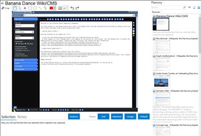 Banana Dance Wiki/CMS - Flamory bookmarks and screenshots