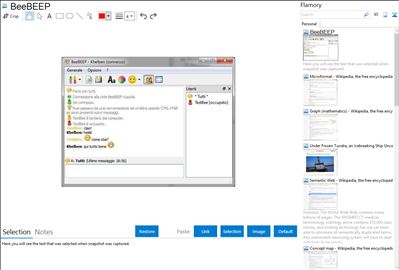BeeBEEP - Flamory bookmarks and screenshots