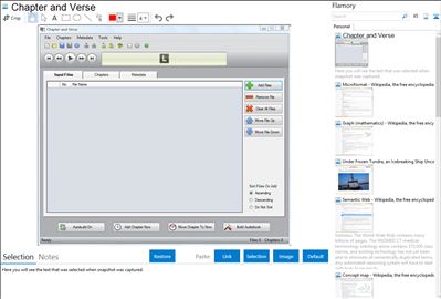 Chapter and Verse - Flamory bookmarks and screenshots