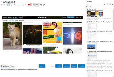 Chevereto - Flamory bookmarks and screenshots