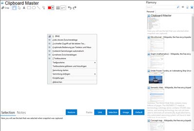Clipboard Master - Flamory bookmarks and screenshots