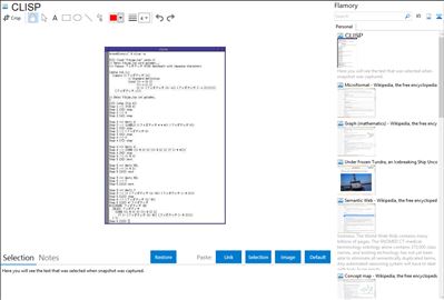 CLISP - Flamory bookmarks and screenshots