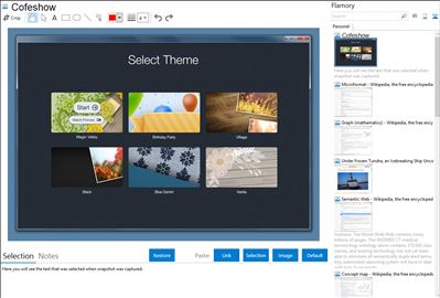 Cofeshow - Flamory bookmarks and screenshots