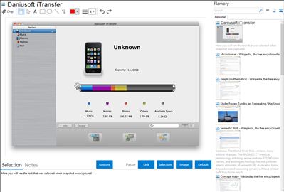 Daniusoft iTransfer - Flamory bookmarks and screenshots