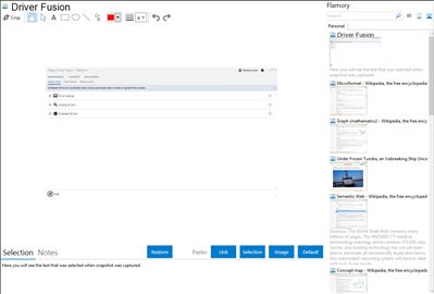 Driver Fusion - Flamory bookmarks and screenshots
