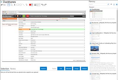 Ducktunes - Flamory bookmarks and screenshots