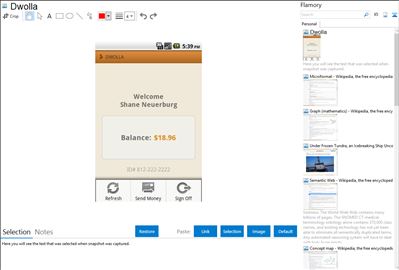 Dwolla - Flamory bookmarks and screenshots