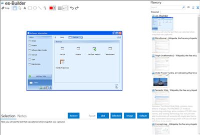 es-Builder - Flamory bookmarks and screenshots
