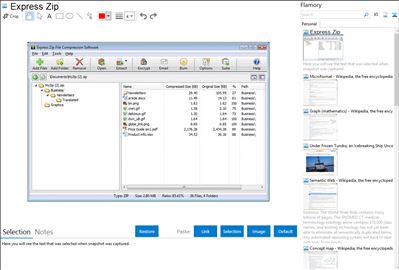 Express Zip - Flamory bookmarks and screenshots