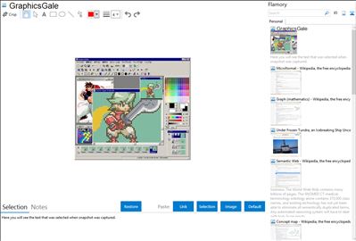 GraphicsGale - Flamory bookmarks and screenshots