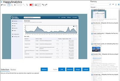 HappyAnalytics - Flamory bookmarks and screenshots