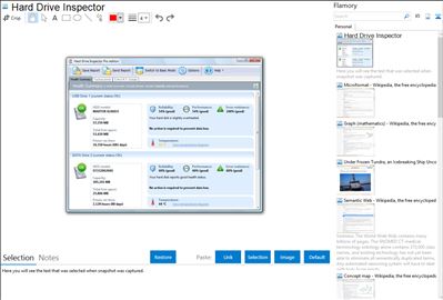 Hard Drive Inspector - Flamory bookmarks and screenshots