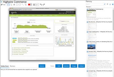 Highwire Commerce - Flamory bookmarks and screenshots