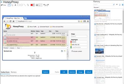 HoneyProxy - Flamory bookmarks and screenshots