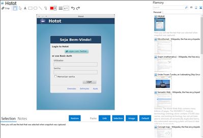 Hotot - Flamory bookmarks and screenshots