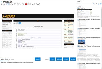 iPaste.eu - Flamory bookmarks and screenshots