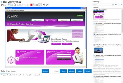 ISL AlwaysOn - Flamory bookmarks and screenshots