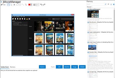 jMovieManager - Flamory bookmarks and screenshots
