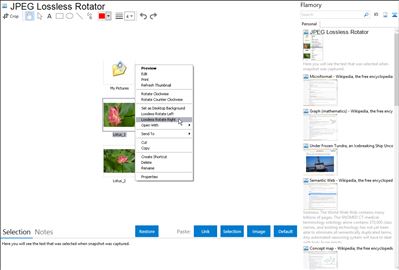 JPEG Lossless Rotator - Flamory bookmarks and screenshots