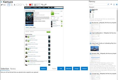 Kamuze - Flamory bookmarks and screenshots
