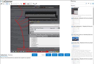 LeDimmer - Flamory bookmarks and screenshots