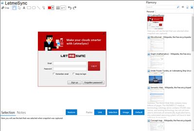 LetmeSync - Flamory bookmarks and screenshots