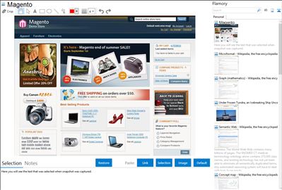 Magento - Flamory bookmarks and screenshots