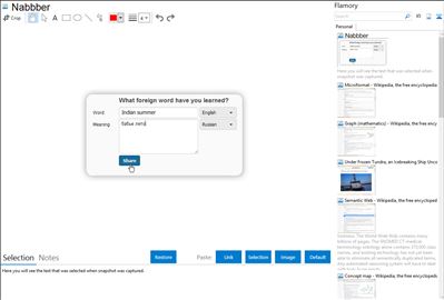 Nabbber - Flamory bookmarks and screenshots