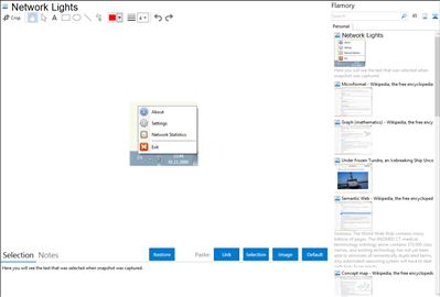 Network Lights - Flamory bookmarks and screenshots