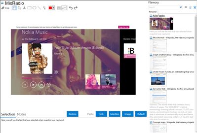MixRadio - Flamory bookmarks and screenshots