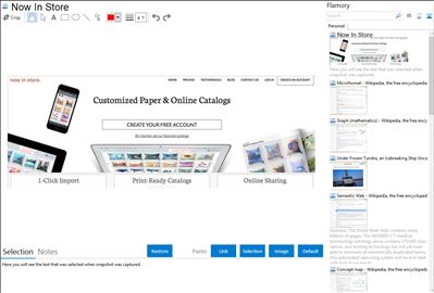 Now In Store - Flamory bookmarks and screenshots
