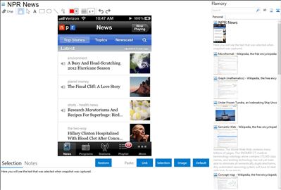 NPR News - Flamory bookmarks and screenshots