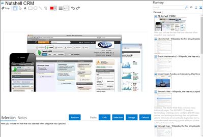 Nutshell CRM - Flamory bookmarks and screenshots