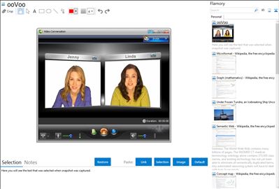 ooVoo - Flamory bookmarks and screenshots