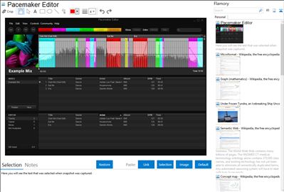 Pacemaker Editor - Flamory bookmarks and screenshots