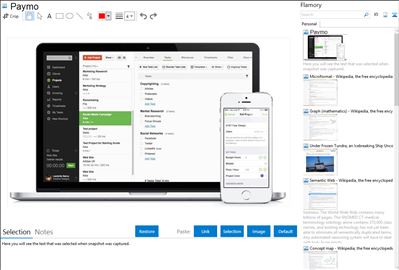Paymo - Flamory bookmarks and screenshots