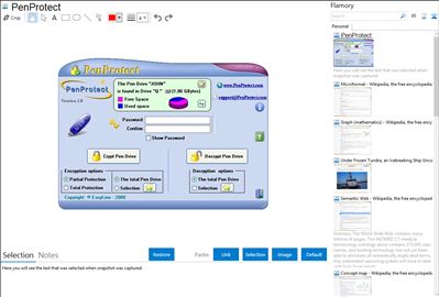 PenProtect - Flamory bookmarks and screenshots