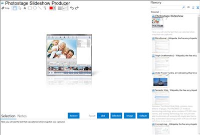 Photostage Slideshow Producer - Flamory bookmarks and screenshots