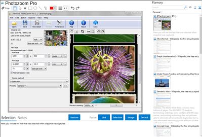 Photozoom Pro - Flamory bookmarks and screenshots