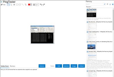 PingTester - Flamory bookmarks and screenshots