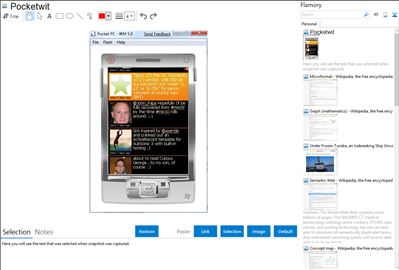 Pocketwit - Flamory bookmarks and screenshots